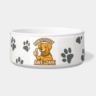 Pawsitively Awesome Dog Lover T-Shirt – Cute Puppy Bowl