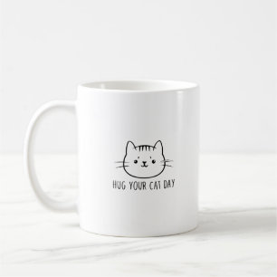 Pawsitively Charming: National Cat Day Edition Coffee Mug