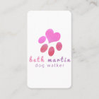 Pawsitively Cute Pink Watercolor Animal PETS Paw