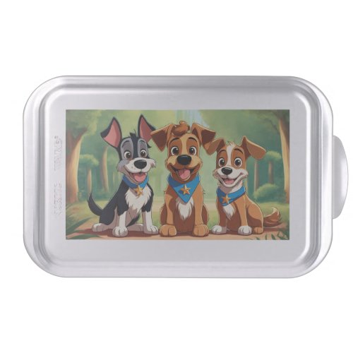 Pawsitively Delicious Cake Box by Dogs Group wit Cake Pan