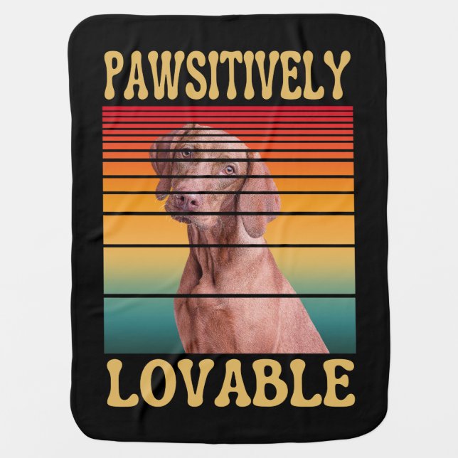 PAWSITIVELY LOVABLE BABY BLANKET (Front)