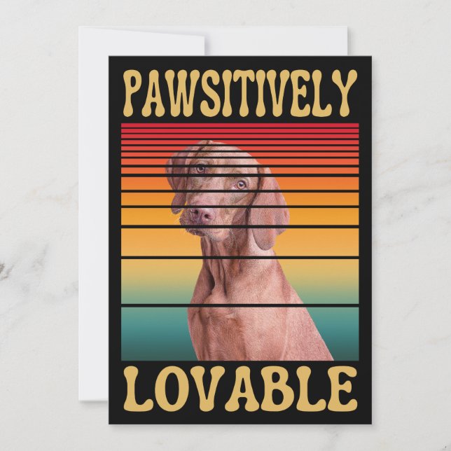 PAWSITIVELY LOVABLE HOLIDAY CARD (Front)