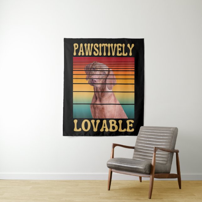 PAWSITIVELY LOVABLE  TAPESTRY (In Situ)