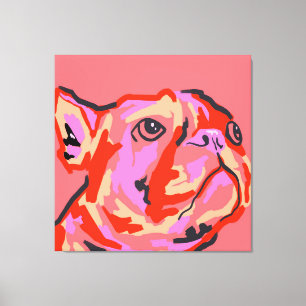 Pawsitively Patched Canvas Print