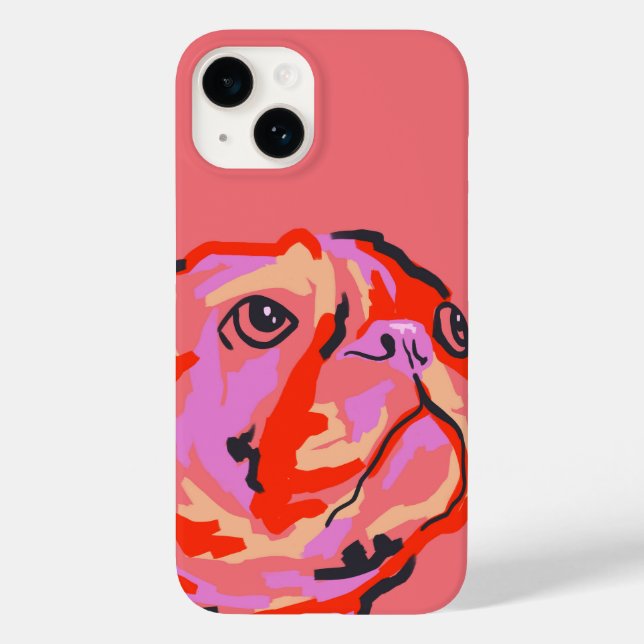 Pawsitively Patched Case-Mate iPhone Case (Back)