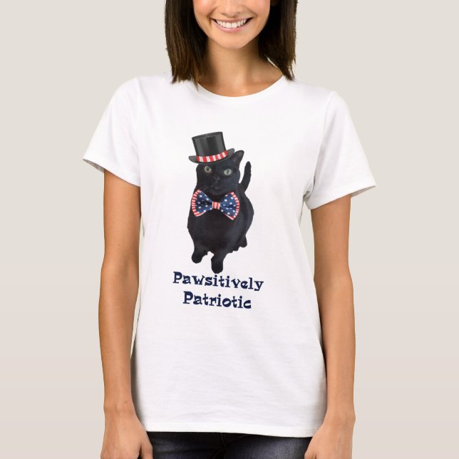 Pawsitively Patriotic T-Shirt (Front)
