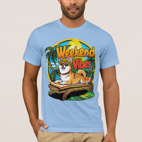 Pawsitively Perfect Summer Vibes T_Shirt
