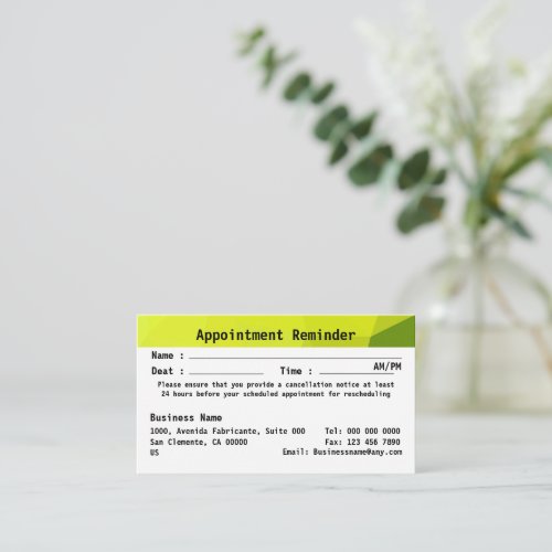 Pawsitively Scheduled Your Upcoming Veterinary Appointment Card