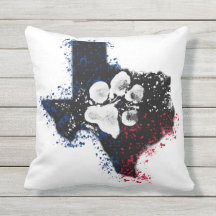 Pawsitively Stately Texas Throw Pillow