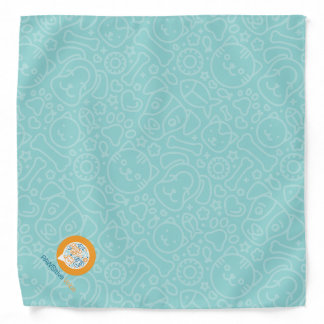 PAWSitively Teal Dog Bandanna