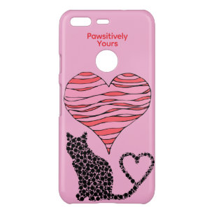 Pawsitively Yours Valentine Cat iPhone Case