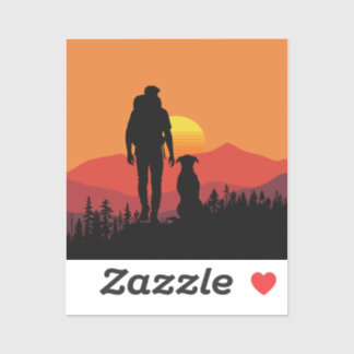 Pawsome Adventures in Nature Sticker