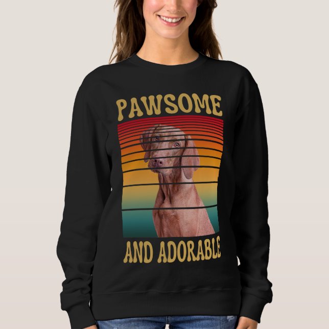 PAWSOME AND ADORABLE SWEATSHIRT (Front)