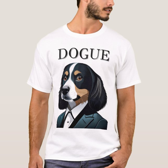Pawsome Dog: DOGUE T-Shirt (Front)
