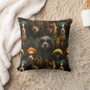 Pawsome Dog Throw Pillow