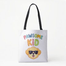 Pawsome Kid Cute Dog Design Gift