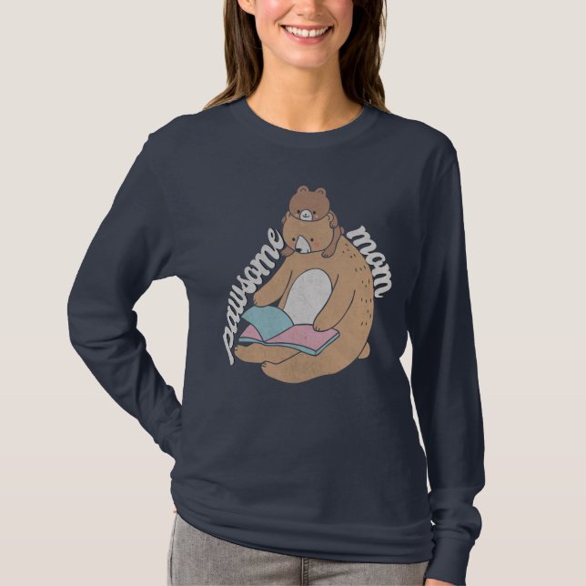 Pawsome Mom T-Shirt (Front)