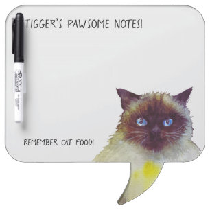 Pawsome notes magnetic notepad dry erase board