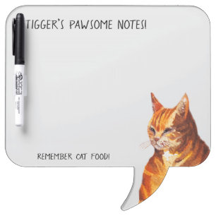 Pawsome notes magnetic notepad dry erase board