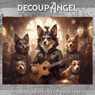 Pawsome Performance - Decoupage - Tissue Paper