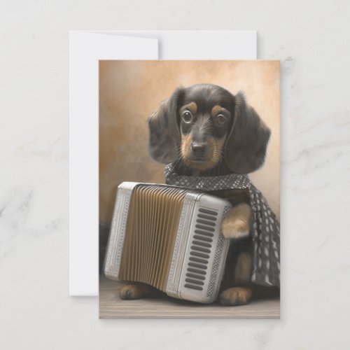 Pawsome Polka Thank You Card