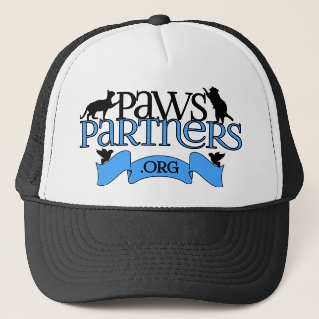 PawsPartners.org Alliance Logo Gear Trucker Hat (Front)