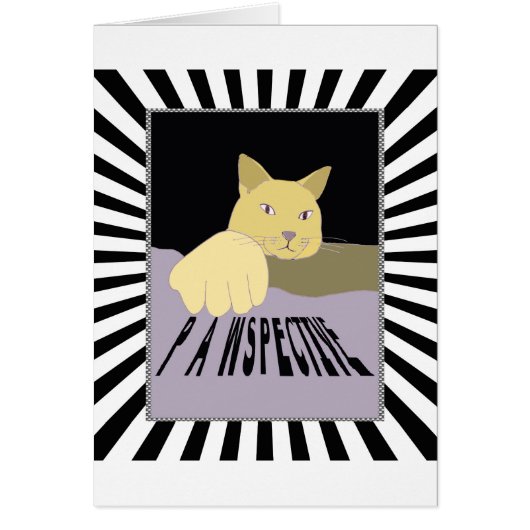Pawspective Cat Art in Perspective Cards (Front)