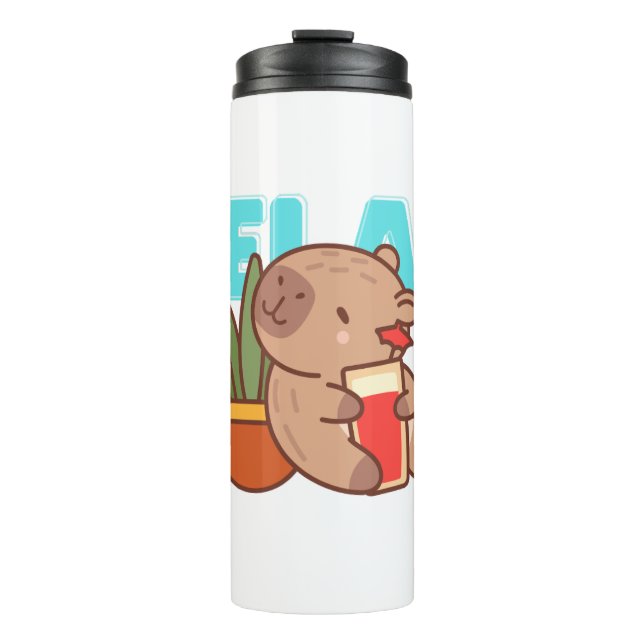 PawsTea Thermal Tumbler (Front)