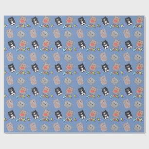 Pawtacular Friends of Mailiacatcreations Wrapping Paper