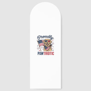 Pawtriotic Dog Patriotic Vintage Shirt Design_1 Bookmarks