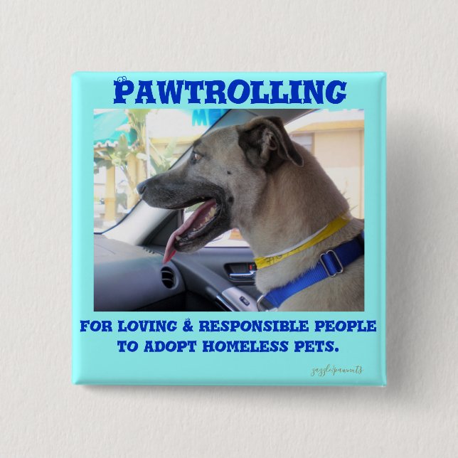 Pawtrolling Button (Front)