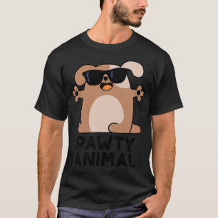 Pawty Animal Cute Party Dog Pun 1 T-Shirt