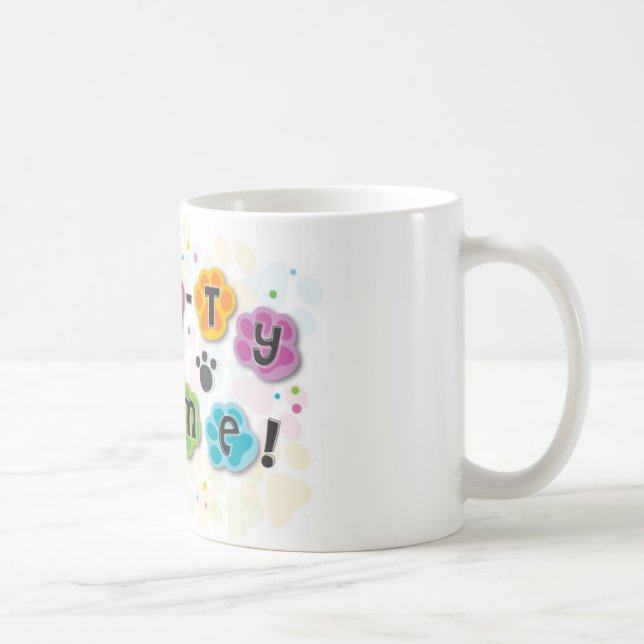 Pawty Time Coffee Mug (Right)