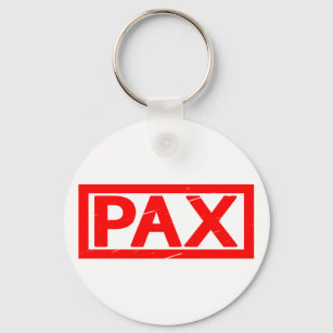 Pax Stamp Keychain
