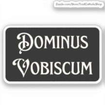 Pax Tecum Cute Latin Catholic Peace Be With You St