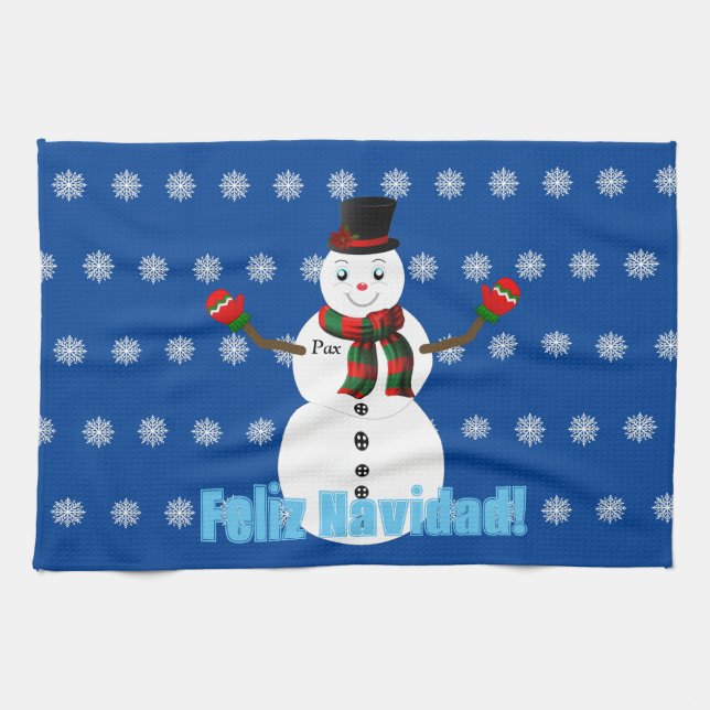 Pax The snowman Kitchen Towel (Horizontal)
