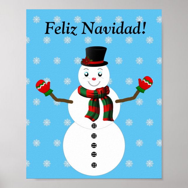 Pax the snowman poster (Front)