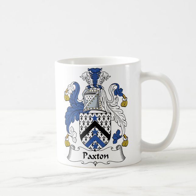 Paxton Family Crest Coffee Mug (Right)