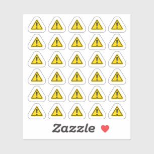 Pay Attention Sign Important Information Calendar Sticker