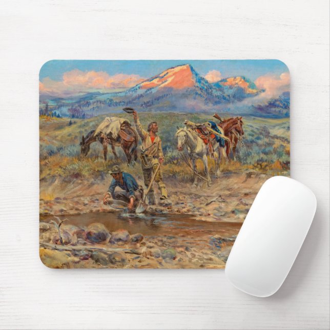 Pay Dirt, The Discovery of Last Chance Gulch Mouse Pad (With Mouse)