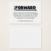 Pay It Forward Card 2009 (Front & Back)