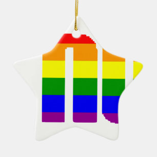 pay it no mind ceramic ornament