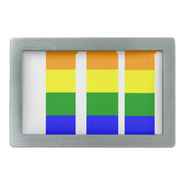pay it no mind rectangular belt buckle (Front)