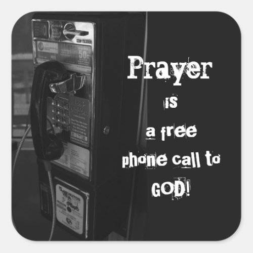 Pay Phone to God Stickers