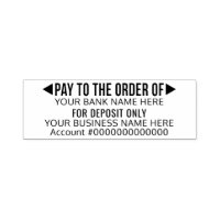 Pay To The Order Of Stamp