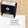 Pay To The Order Of Custom Business Office Bank Self-inking Stamp