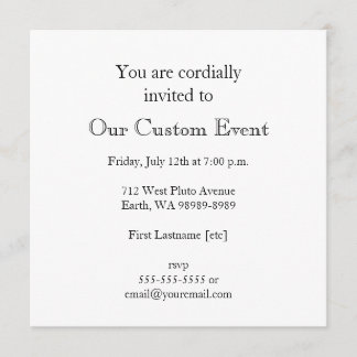 Pay Toll Sign Invitation