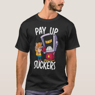 Pay Up Sucker Gas Station Attendant Gas Pump Gasol T-Shirt
