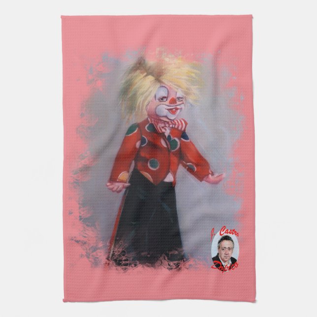 Payaso/Pallaso/Clown Towel (Vertical)