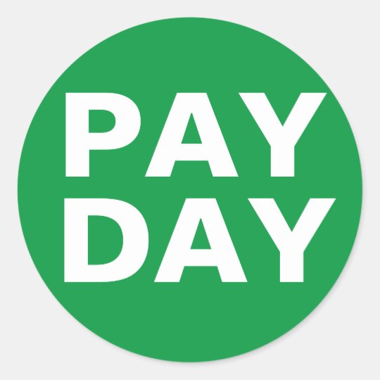 Payday Calendar Stickers